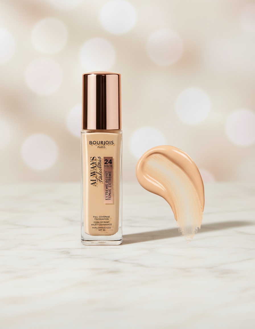 Bourjois ALWAYS FABULOUS 24H foundation #100-rose ivory - Afbeelding 2
