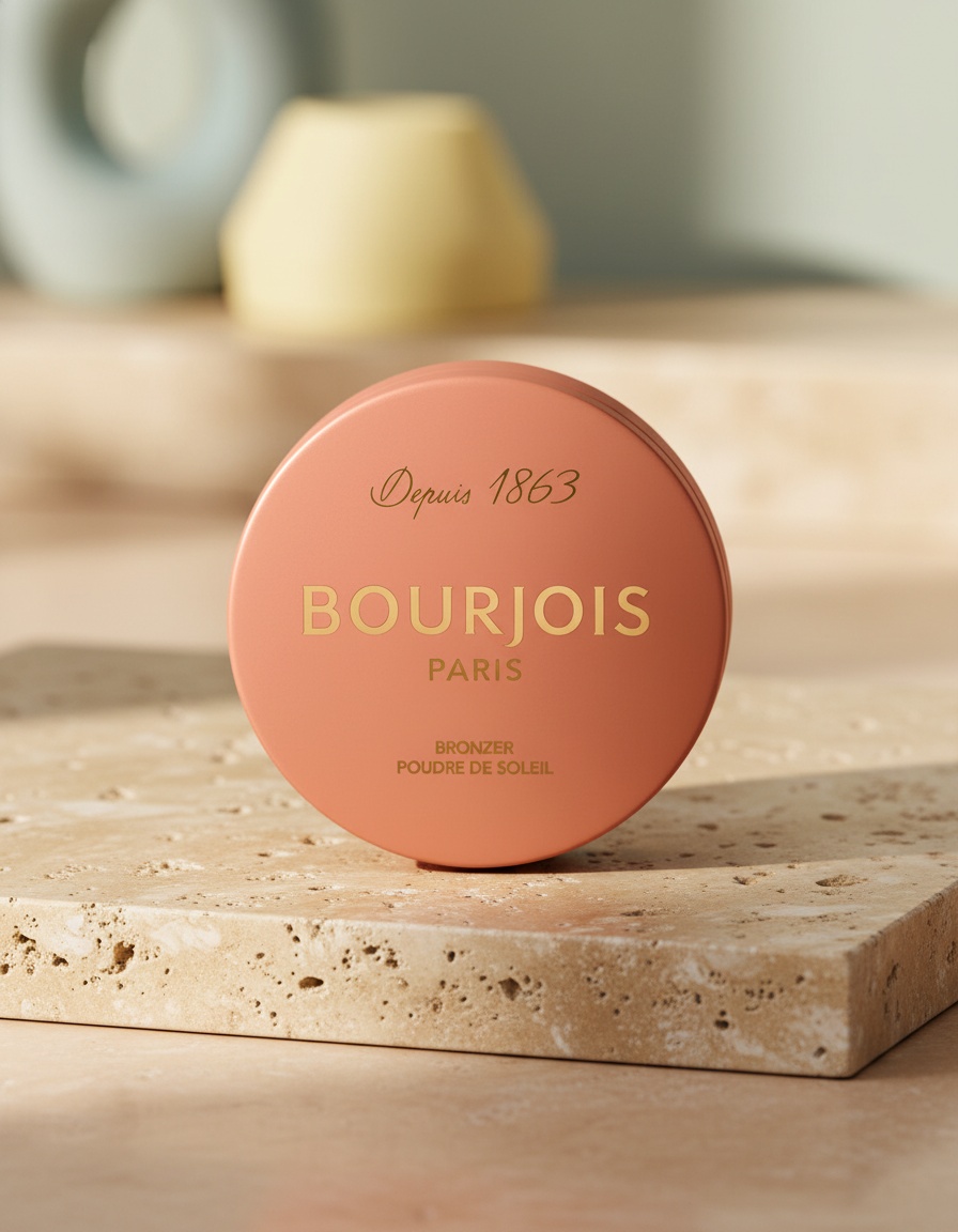 Bourjois MAXI ROUND pot blusher powder #Medium Dark 2,5 gr - Afbeelding 2