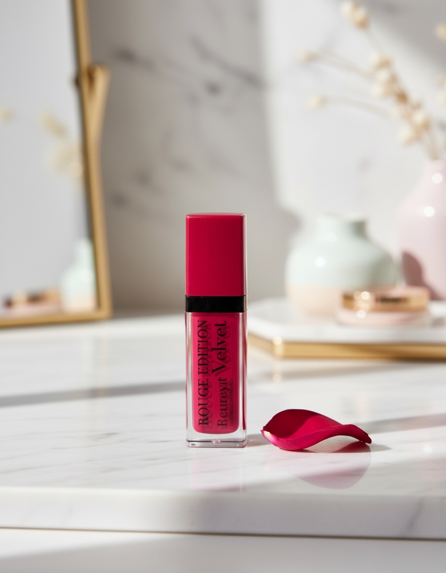 Bourjois ROUGE VELVET liquid lipstick #05-olé flamingo! - Afbeelding 3