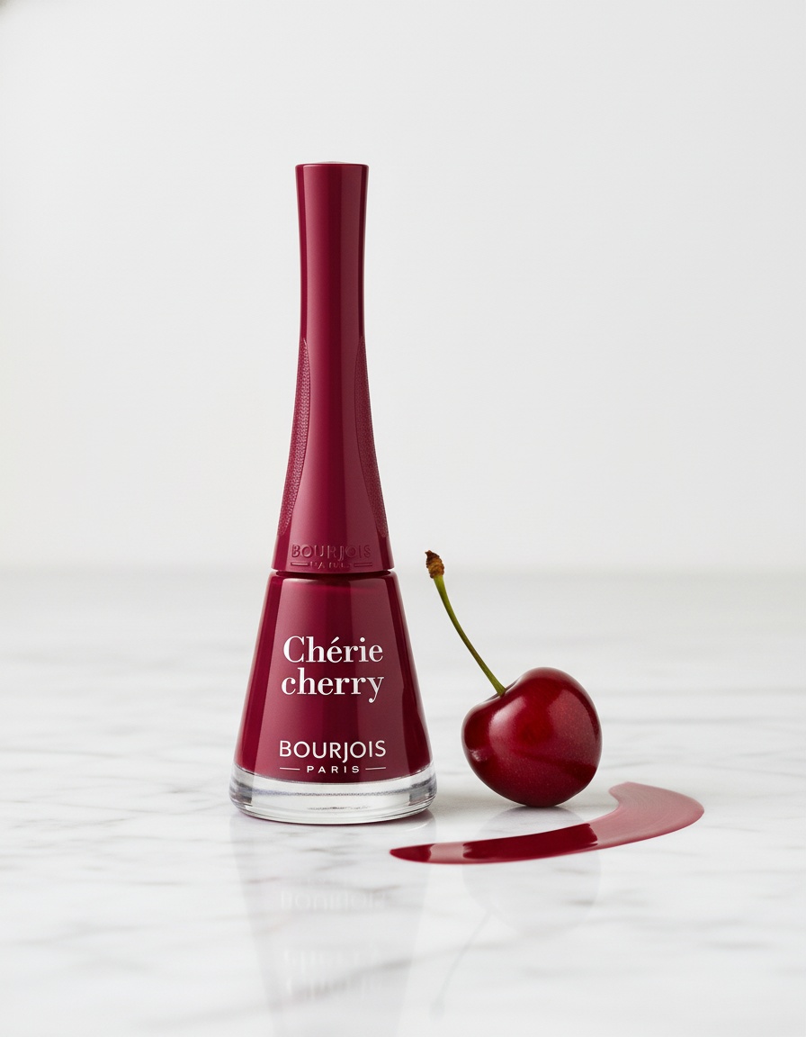 Bourjois 1 SECONDE nail polish #008-cherie cherry 9 ml - Afbeelding 2