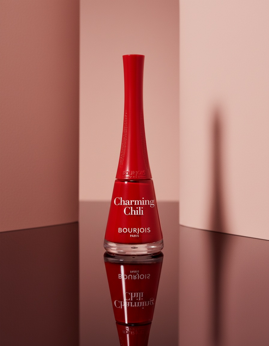 Bourjois 1 SECONDE nail polish #049-charming chili 9 ml - Afbeelding 2