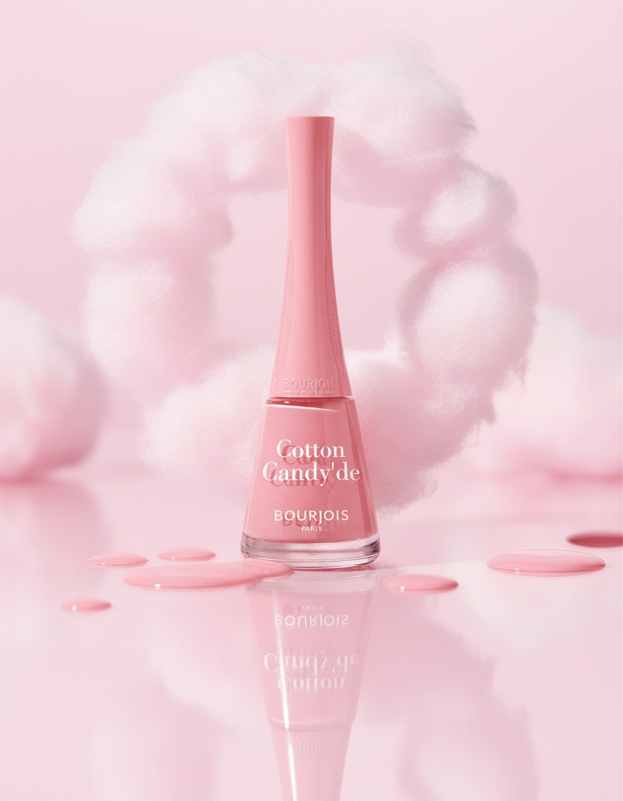 Bourjois 1 SECONDE nail polish #050-cotton candy'de 9 ml - Afbeelding 2