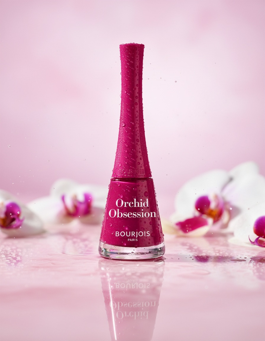 Bourjois 1 SECONDE nail polish #051-orchid obsession 9 ml - Afbeelding 2