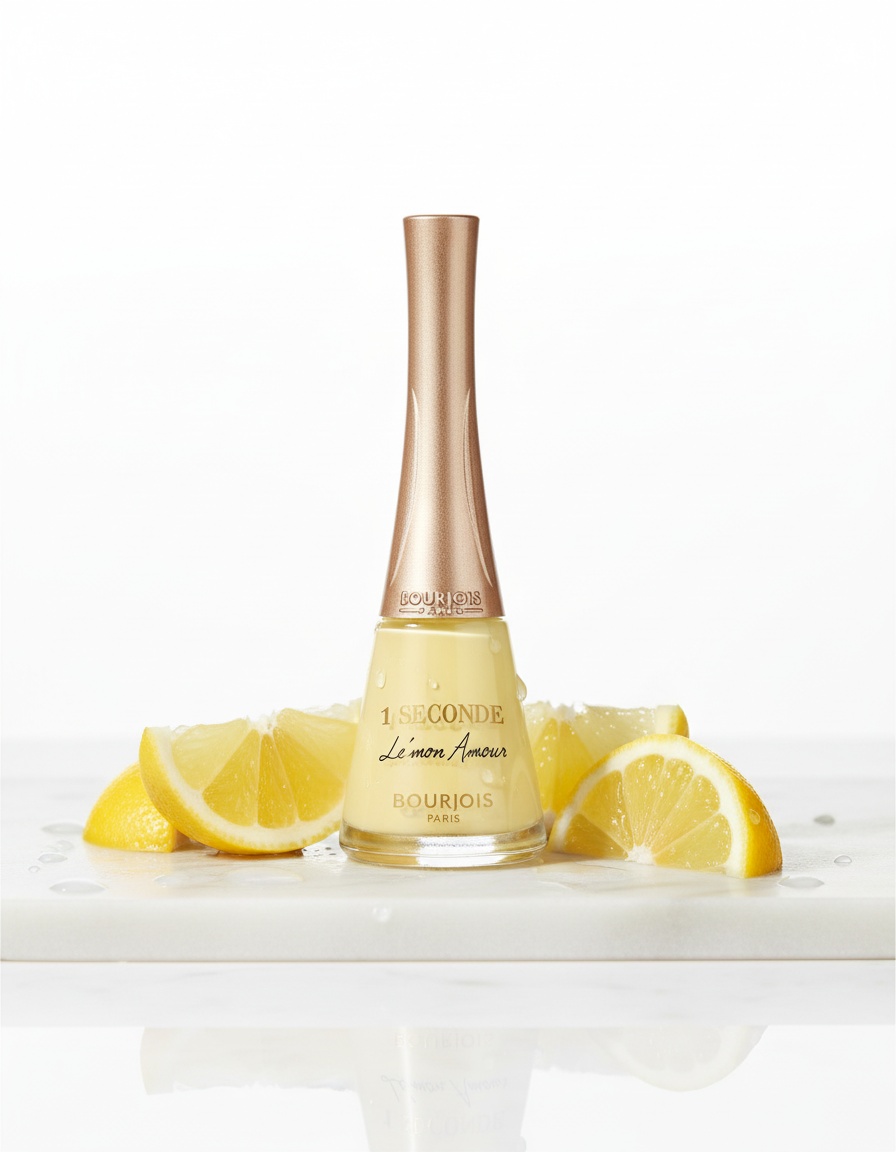 Bourjois 1 SECONDE FRENCH RIVIERA nail polish #55-le'mon amour 9 ml - Afbeelding 2