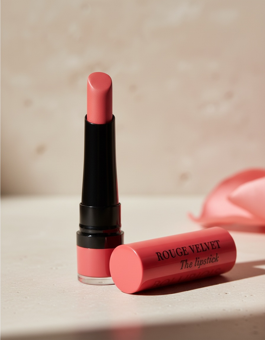 Bourjois ROUGE VELVET THE LIPSTICK #04 hip hip pink - Afbeelding 3