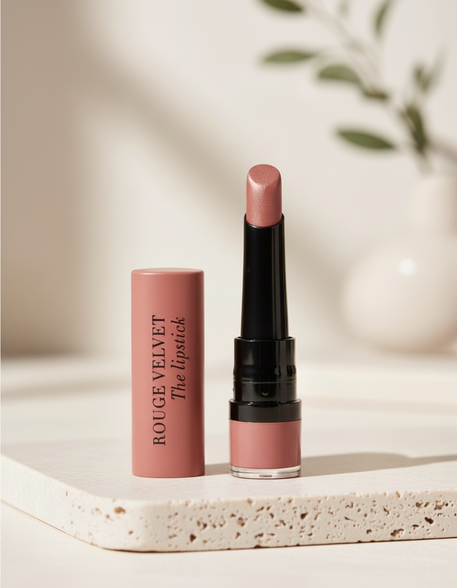 Bourjois ROUGE VELVET THE LIPSTICK #47-Rosebrûlé 2.4 gr - Afbeelding 3