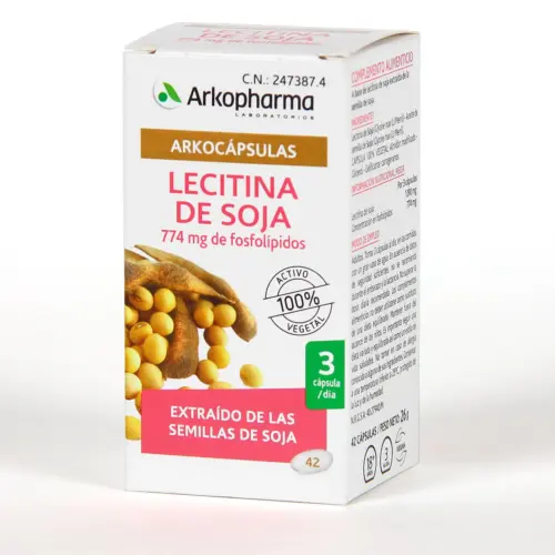 Arkopharma Lecitina Soja Arkocapsulas 42 Capsules