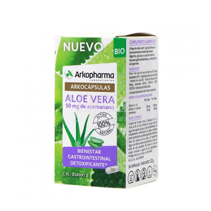 Arkocapsulas Aloe Vera Bio 30 Capsules