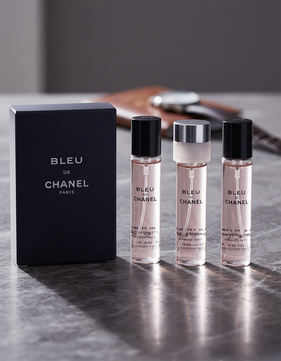 Chanel BLEU eau de toilette spray refill 3 x 20 ml - Afbeelding 2
