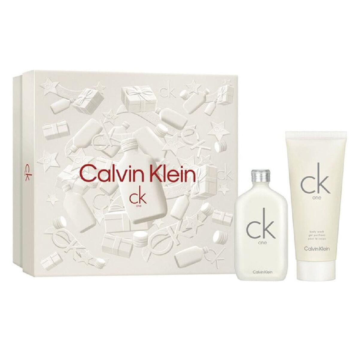 Parfumset voor Uniseks Calvin Klein EDT ck one 2 Onderdelen