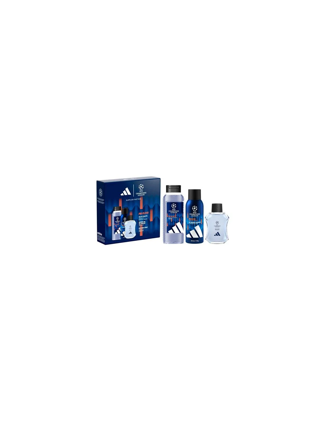 Adidas UEFA Champions League Pro Player Eau de Toilette | Heren 100ml | Kruidig Houtachtig