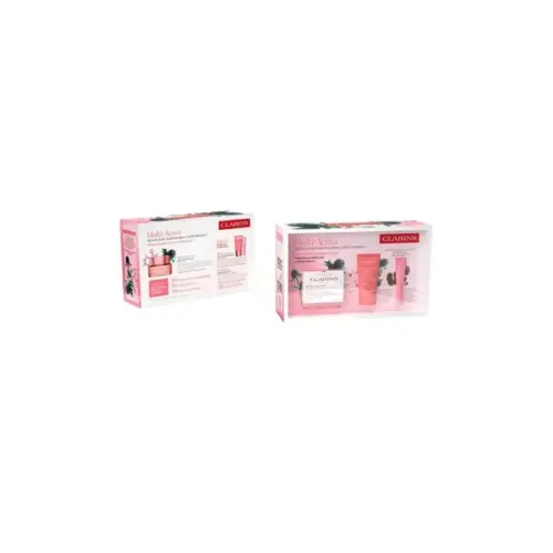 Clarins Set Multi Activa Dia Ps 50ml Noche 15ml Labios 21