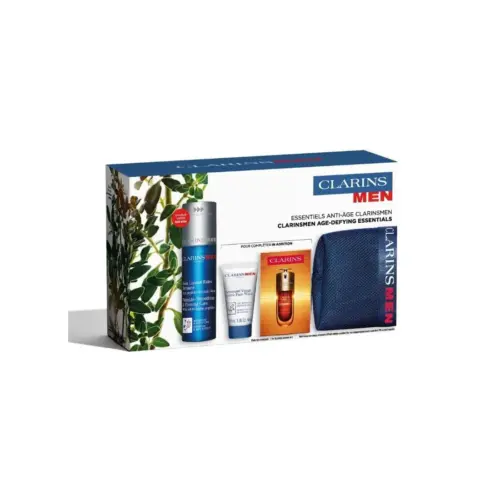 Clarins Men Gel Crema Antiedad y Firmeza Estuche 4 Piezas
