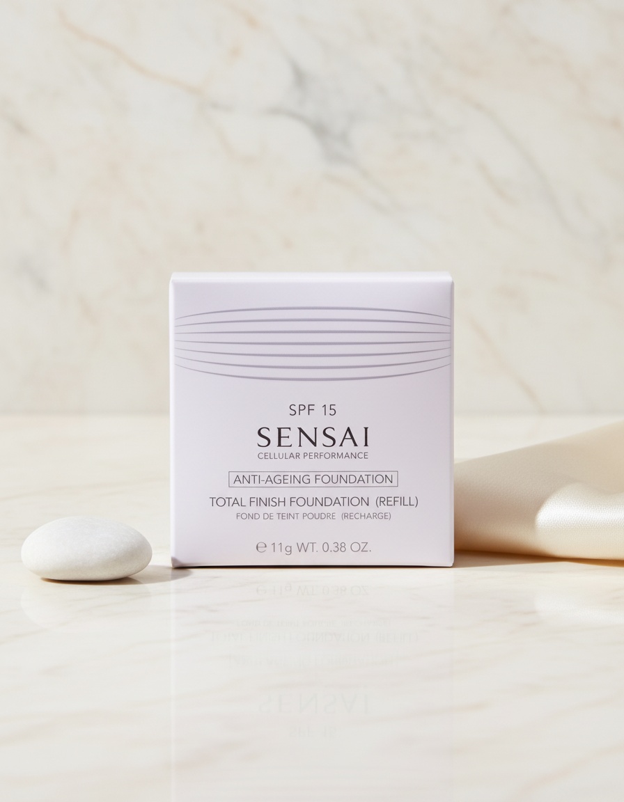 Sensai TOTAL FINISH foundation refill #TF12-Soft Beige 11 gr - Afbeelding 2