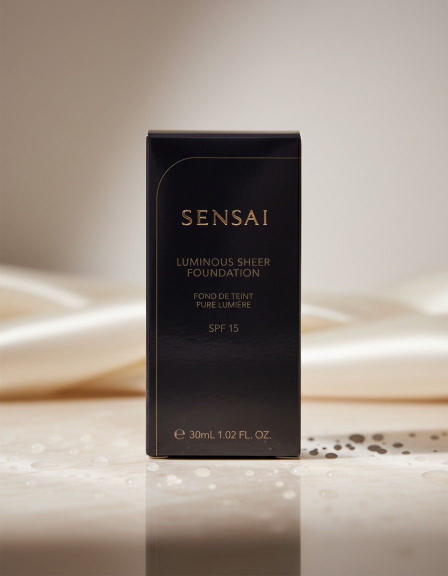 Sensai LUMINOUS SHEER FOUNDATION #LS204.5-Warm Beige 30 ml - Afbeelding 2