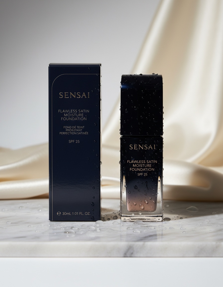 Sensai FLAWLESS SATIN moisture foundation #FS203-Neutral Beige 30 ml - Afbeelding 2