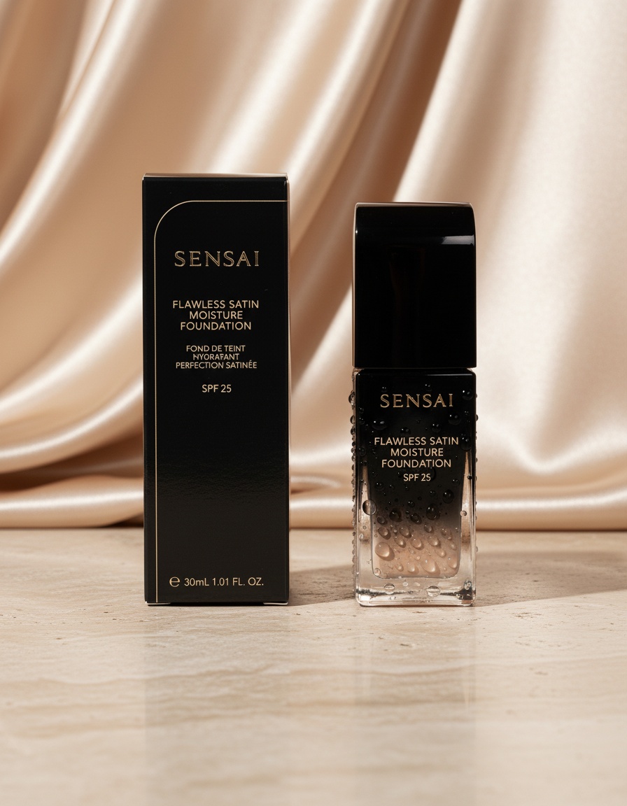 Sensai FLAWLESS SATIN moisture foundation #FS202-Ochre Beige 30 ml - Afbeelding 2
