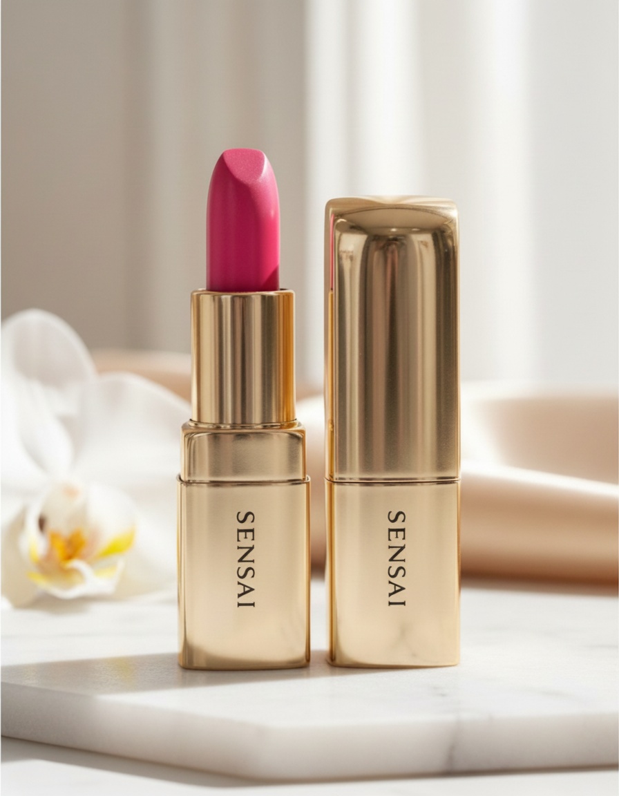 Sensai THE LIPSTICK #02-Sazanka Red 3,5 gr - Afbeelding 3