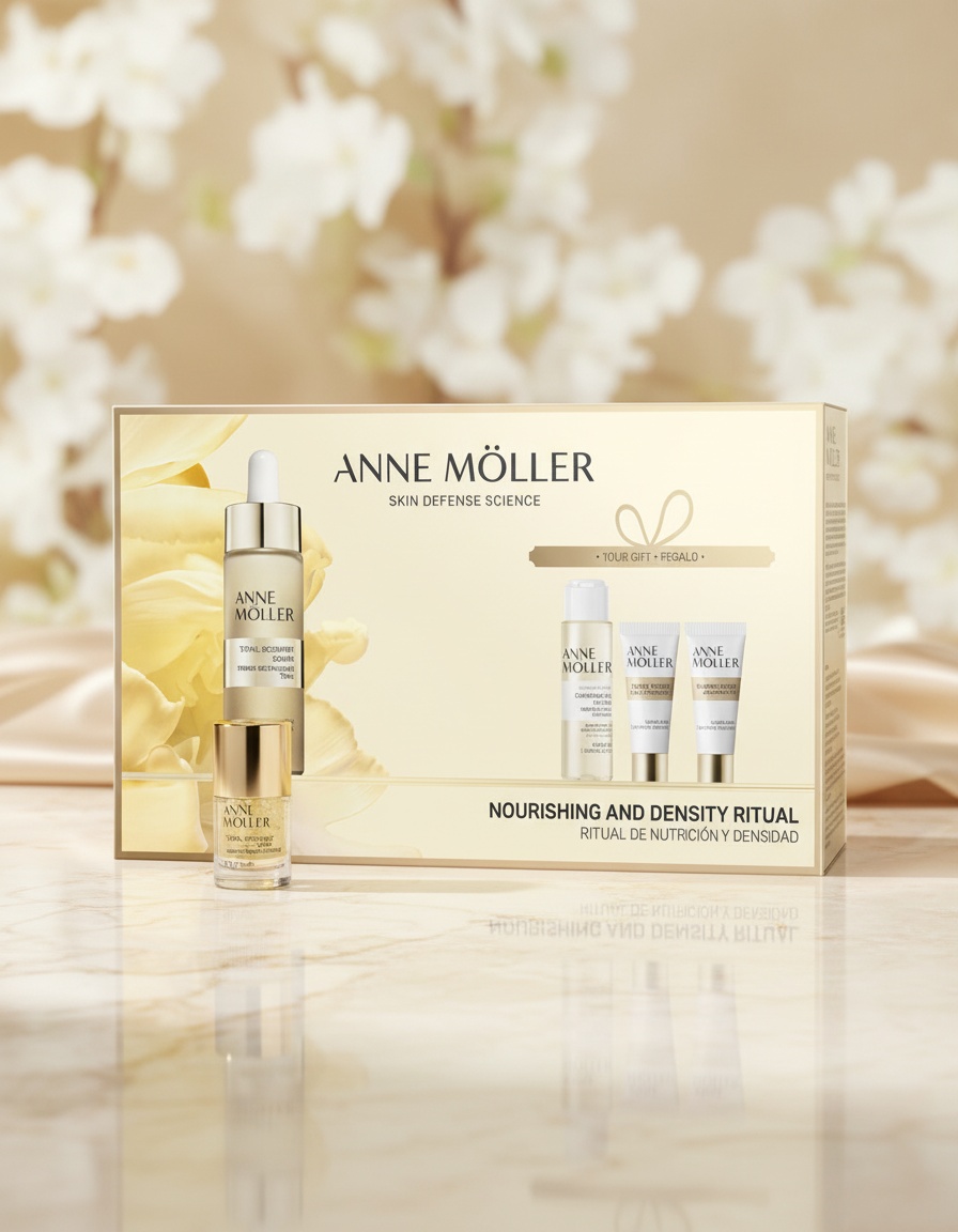 Anne MÖller LIVINGOLDÂGE TOTAL RESTORATIVE SERUM CASE 4 pcs - Afbeelding 2