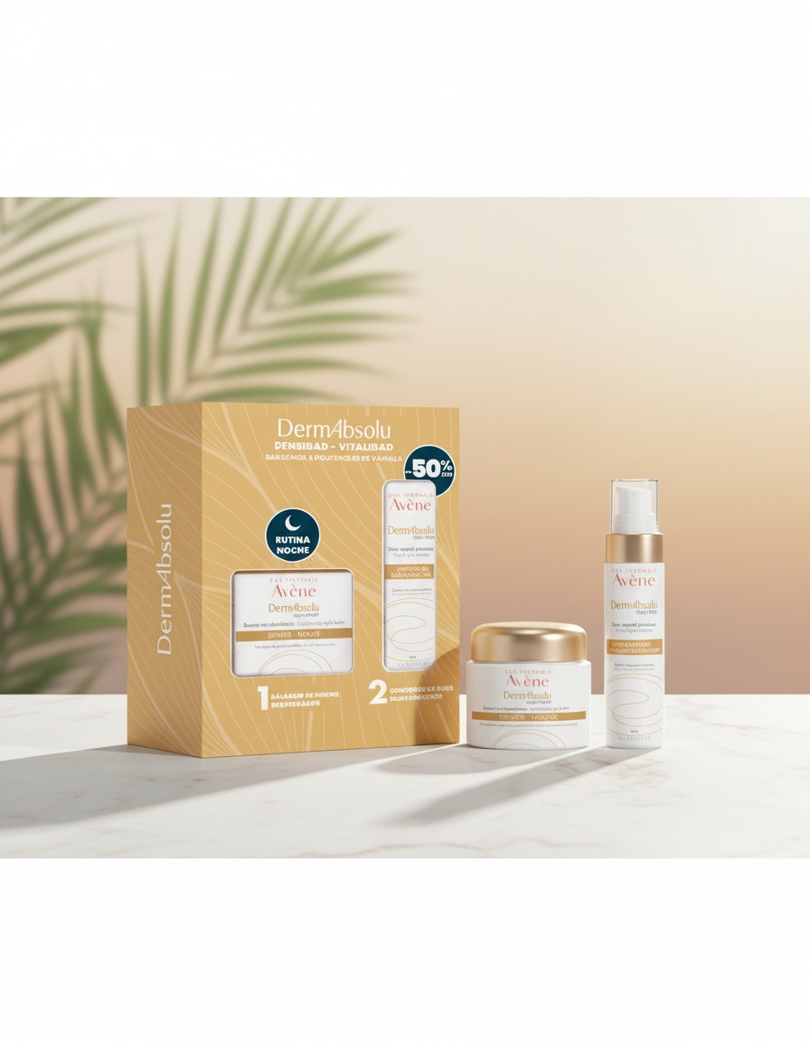 AvÈne DERMABSOLU BÁLSAMO NOCHE DENSIDAD + OJOS LOTE 2 pz - Afbeelding 2