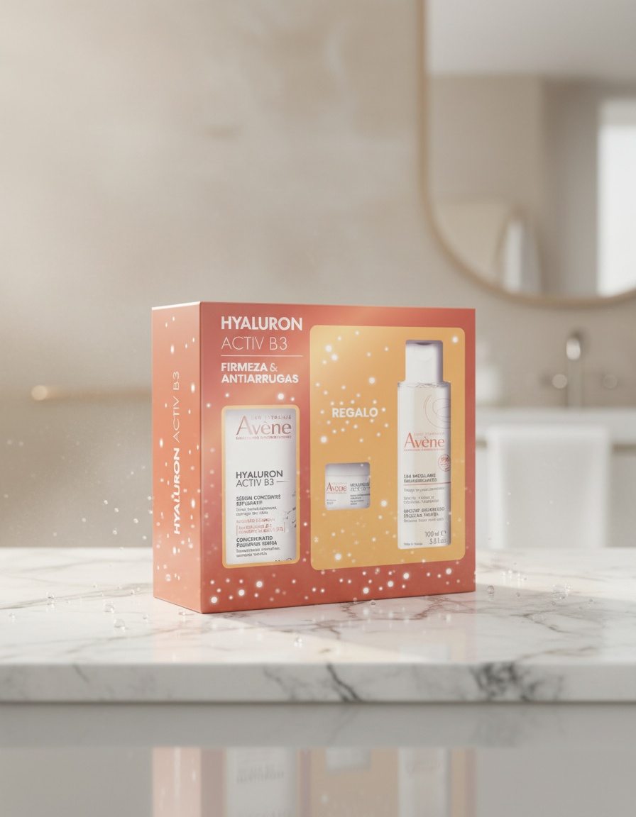 AvÈne HYALURON ACTIV B3 SERUM + MICELLAR + CREAM CASE 3 pcs - Afbeelding 2