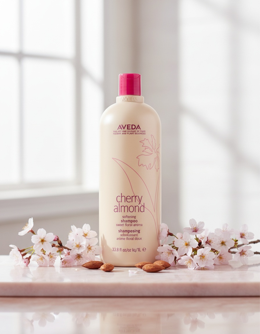 Aveda CHERRY ALMOND softening shampoo 1000 ml - Afbeelding 2