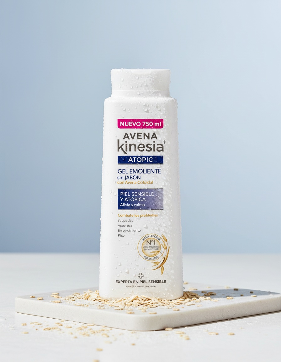 Avena Kinesia KINESIA AVENA TOPIC soap-free emollient gel 750 ml - Afbeelding 2
