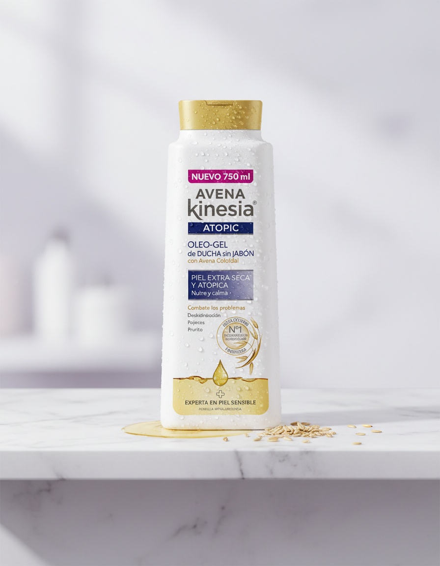 Avena Kinesia KINESIA AVENA TOPIC oleo-gel shower 750 ml - Afbeelding 2