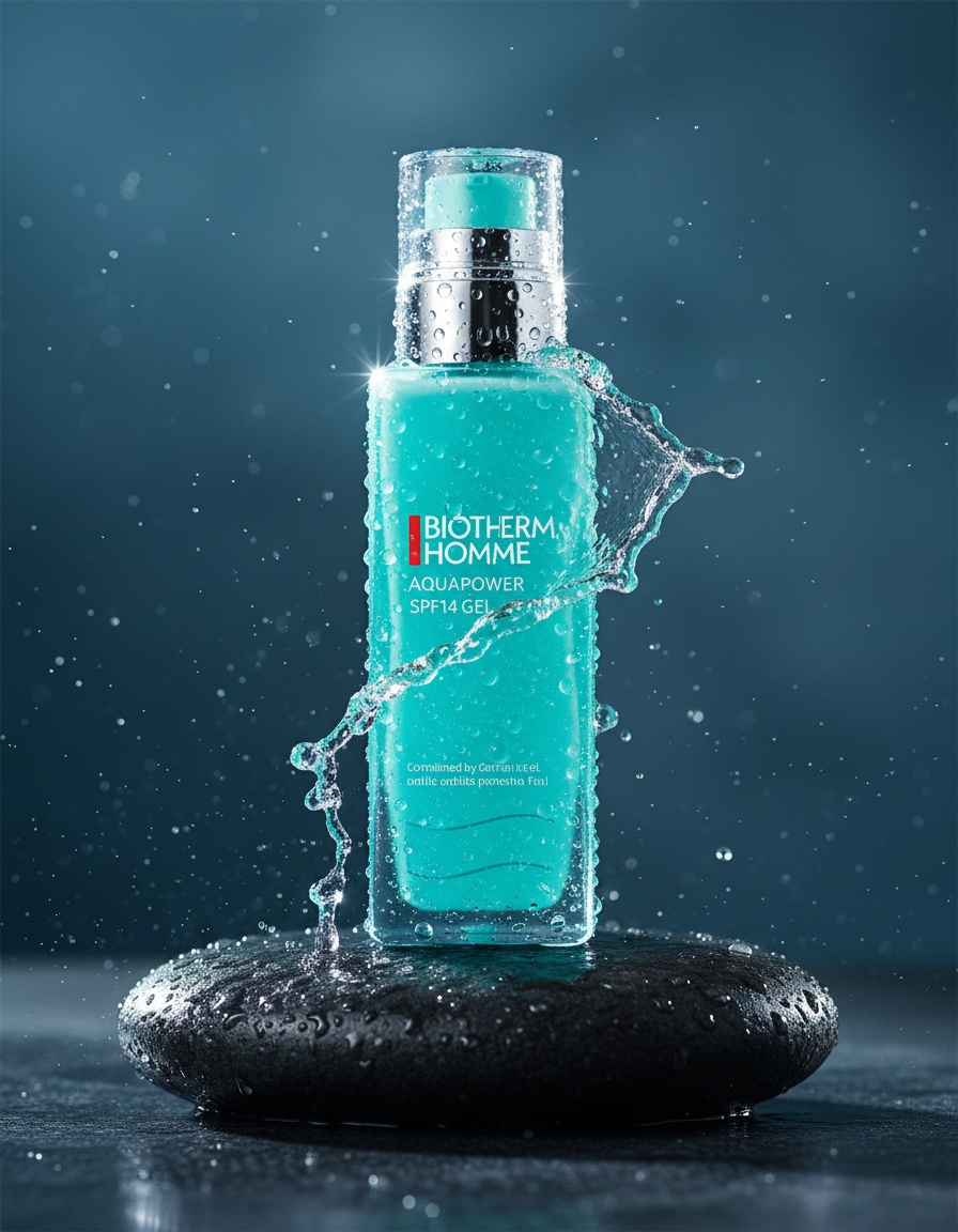 Biotherm HOMME AQUAPOWER SPF14 gel hydratant & protecteur 75 ml - Afbeelding 2