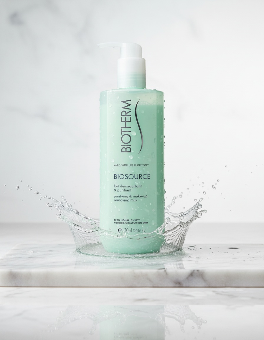 Biotherm BIOSOURCE purifiying & make-up removing milk 400 ml - Afbeelding 2