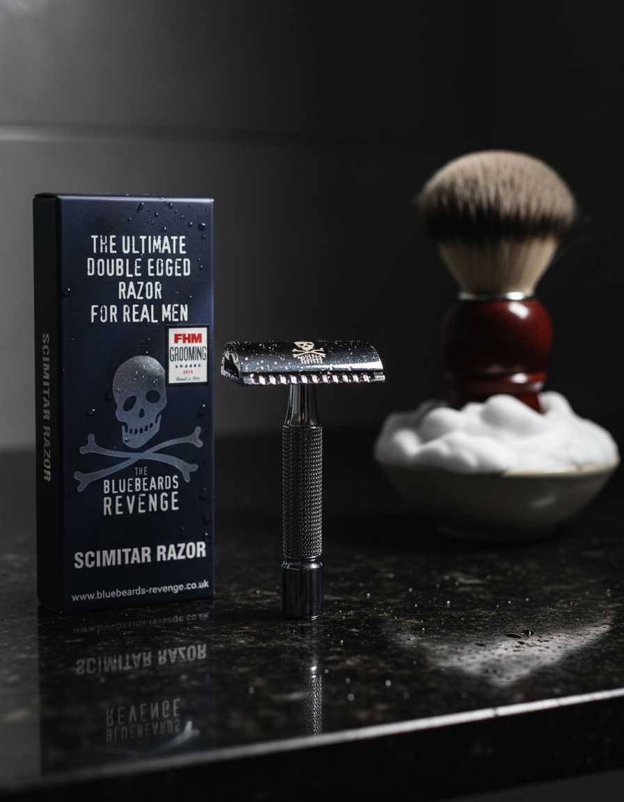 The Bluebeards Revenge THE ULTIMATE double edged razor 1 pz - Afbeelding 2