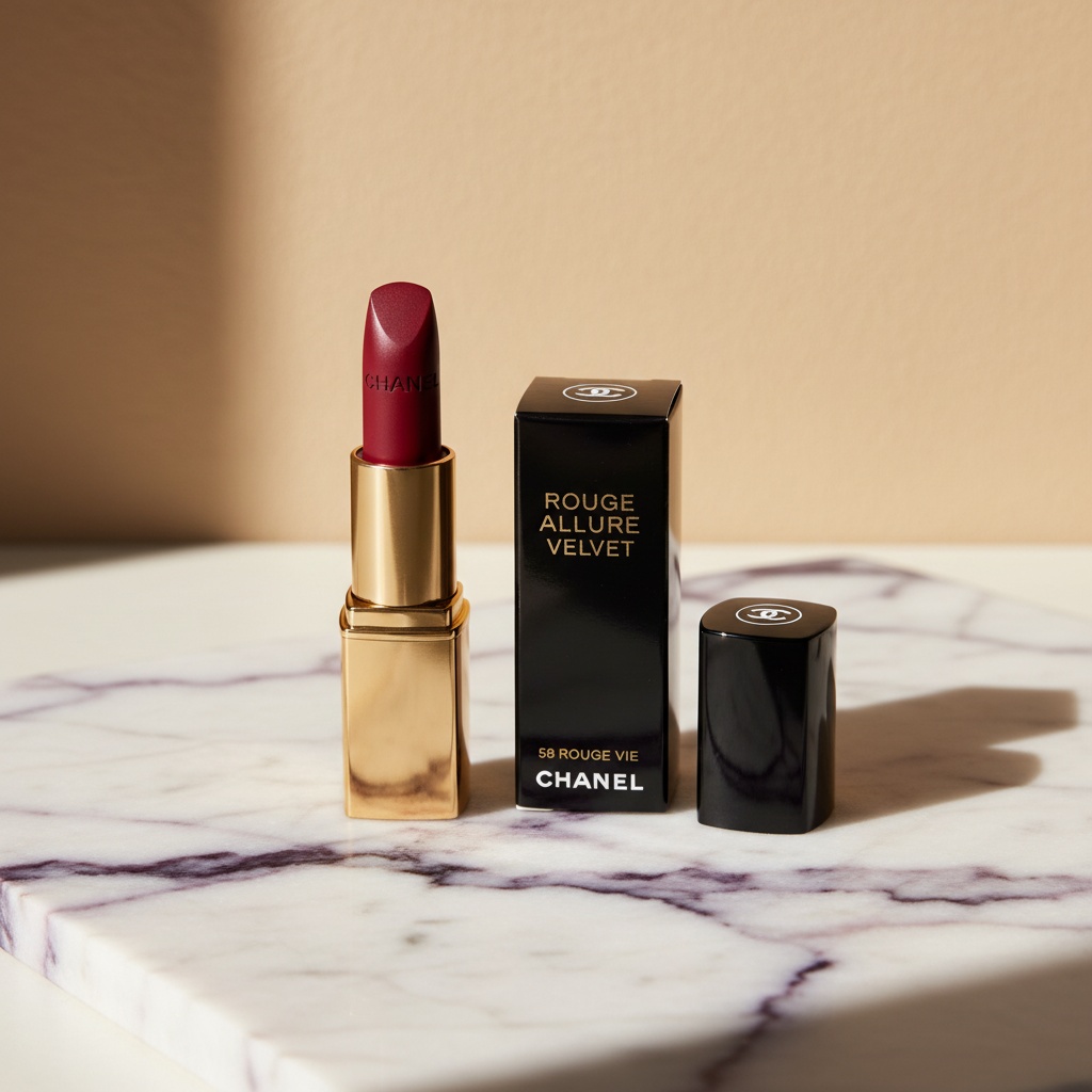 Chanel ROUGE ALLURE VELVET #58-rouge vie - Afbeelding 3