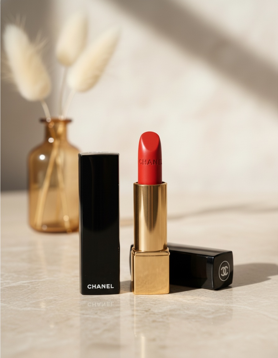 Chanel ROUGE ALLURE VELVET #57-rouge feu - Afbeelding 3