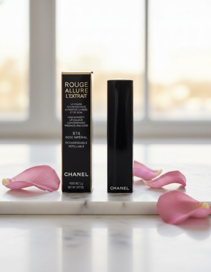 Chanel ROUGE ALLURE L'EXTRAIT rechargeable lipstick #874 rose imperial 2 gr - Afbeelding 3
