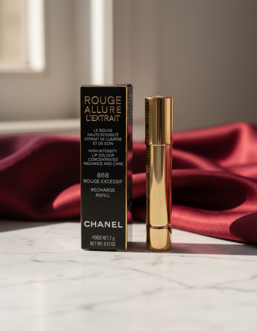 Chanel ROUGE ALLURE L'EXTRAIT lipstick refill #868 rouge excess 2 gr - Afbeelding 3