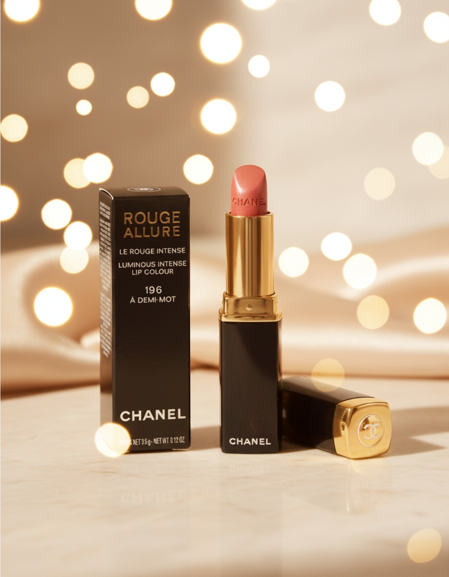Chanel ROUGE ALLURE the intense rouge #196-à demi mot 3,5 gr - Afbeelding 3