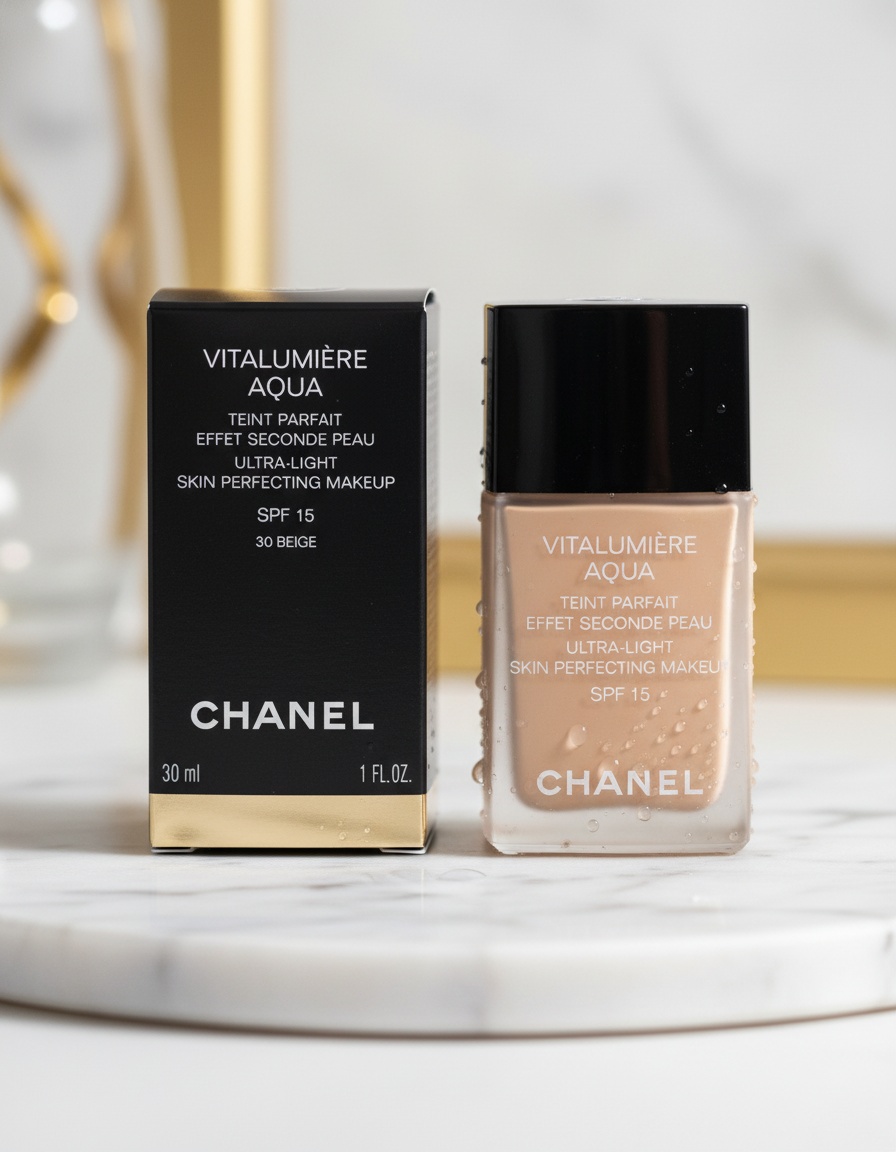 Chanel VITALUMIERE AQUA teint parfait #30-beige - Afbeelding 2