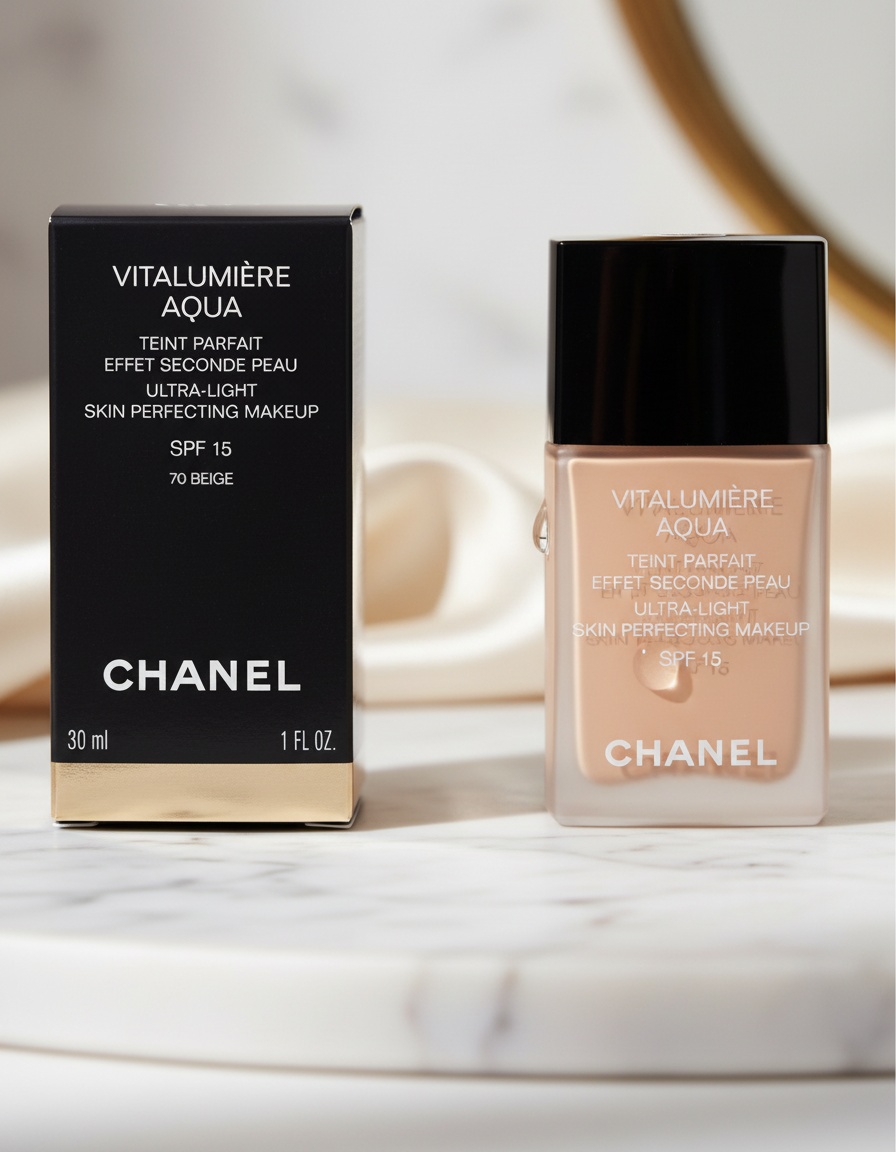 Chanel VITALUMIÈRE AQUA teint parfait #70-beige - Afbeelding 2
