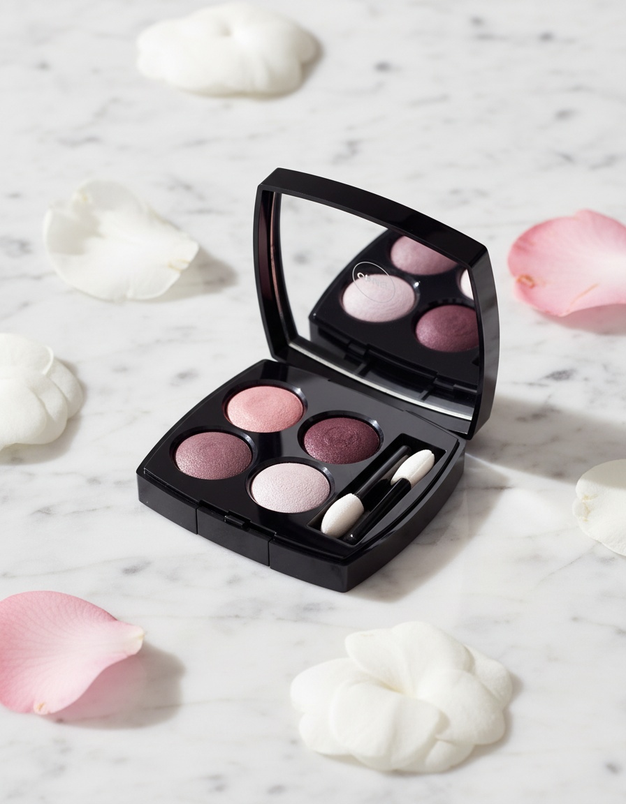 Chanel LES 4 OMBRES #202-tissé camélia - Afbeelding 2