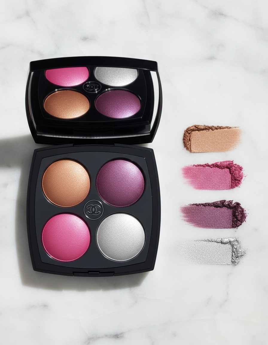 Chanel ENCHANTED NIGHT eyeshadows and blush 12 gr - Afbeelding 2