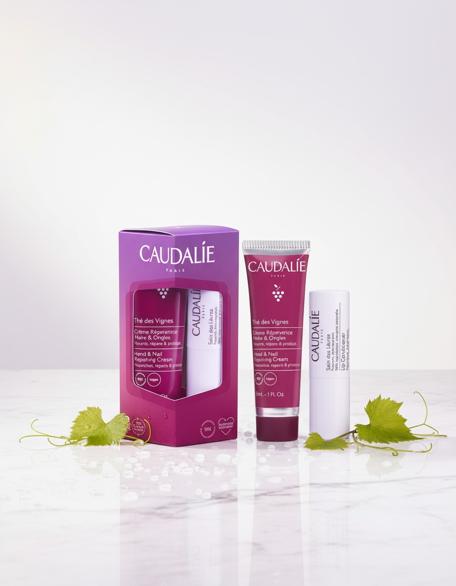 Caudalie THÉ DES VIGNES HANDS AND LIPS CASE 2 pcs - Afbeelding 2