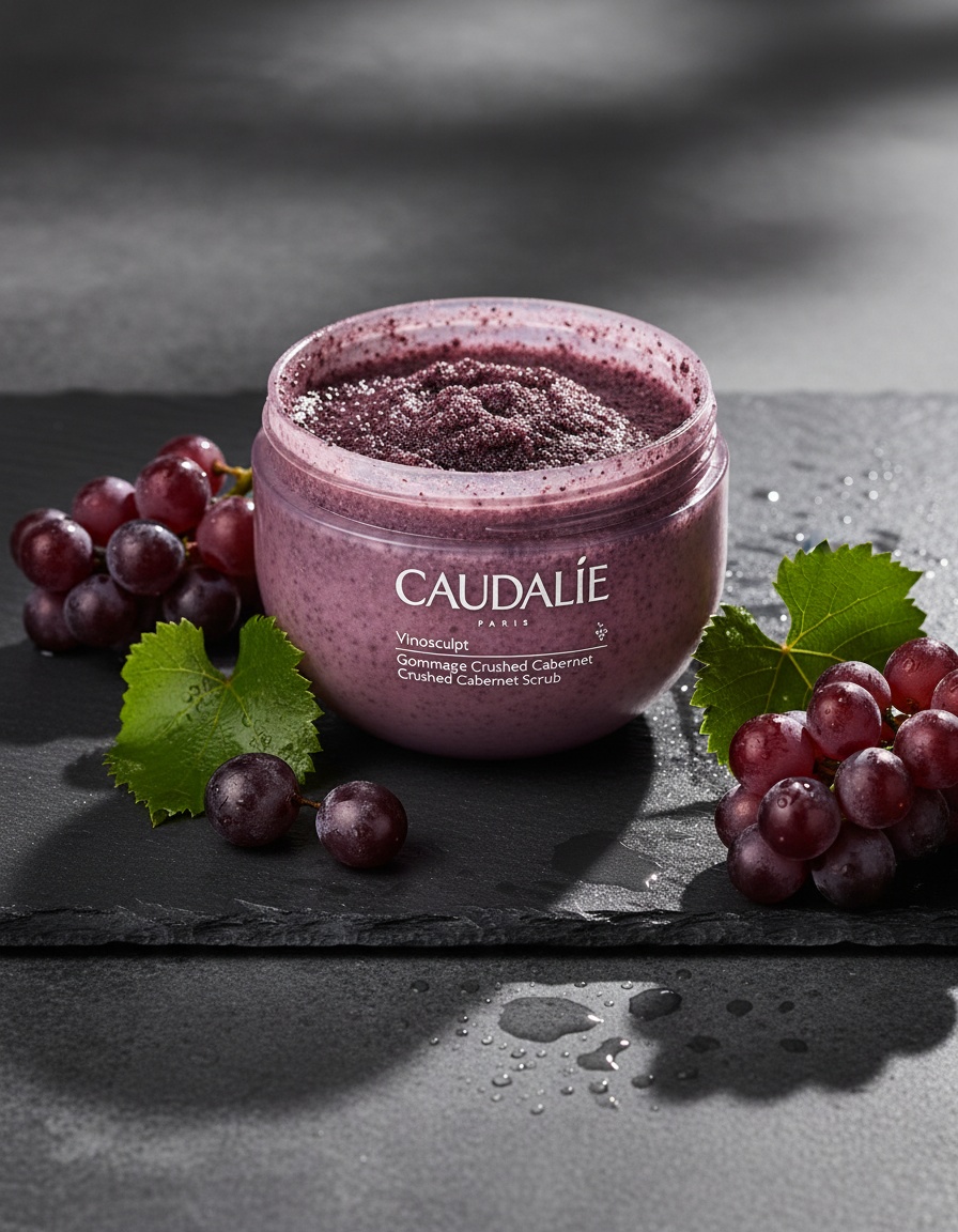 Caudalie VINOSCULPT crushed cabernet scrub 250 gr - Afbeelding 2