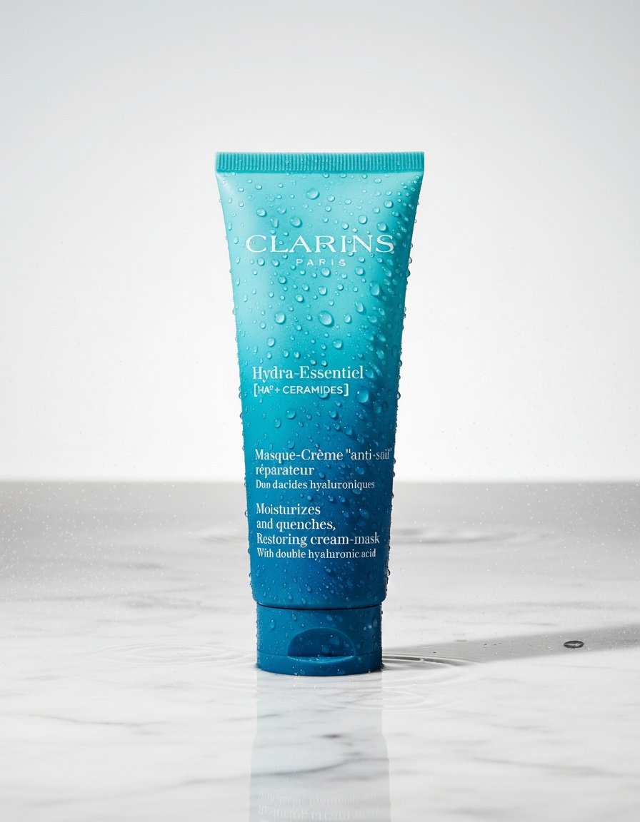 Clarins HYDRA-ESSENTIEL repairing mask-cream 75 ml - Afbeelding 3