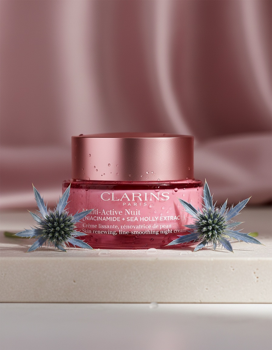 Clarins MULTI-ACTIVE night cream for all skin types 50 ml - Afbeelding 2