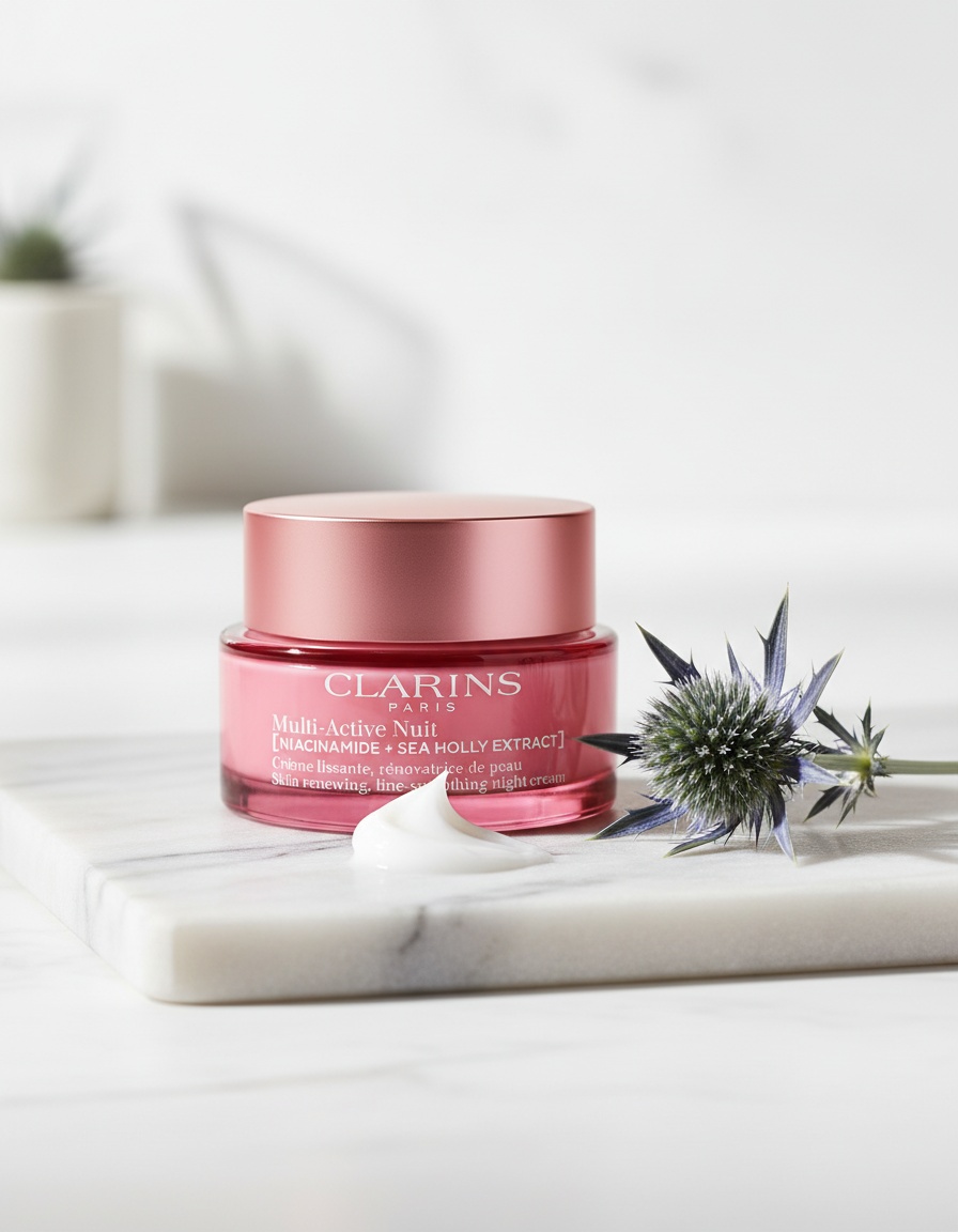 Clarins MULTI-ACTIVE night cream for dry skin 50 ml - Afbeelding 2