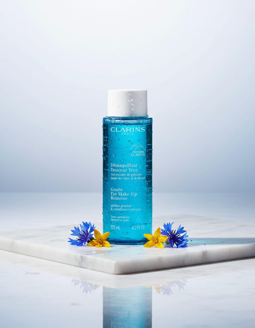 Clarins Gentle eye makeup remover LOTION 125 ml - Afbeelding 2