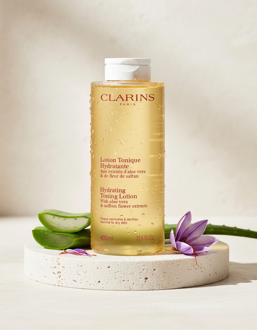 Clarins Moisturizing TONER LOTION for normal to dry skin 400 ml - Afbeelding 2