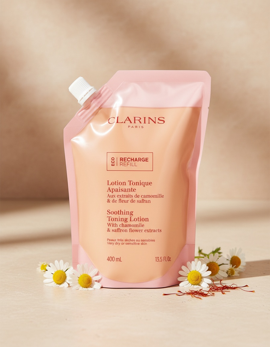 Clarins Comforting TONIC LOTION for sensitive and very dry skin recharge 400 ml - Afbeelding 2