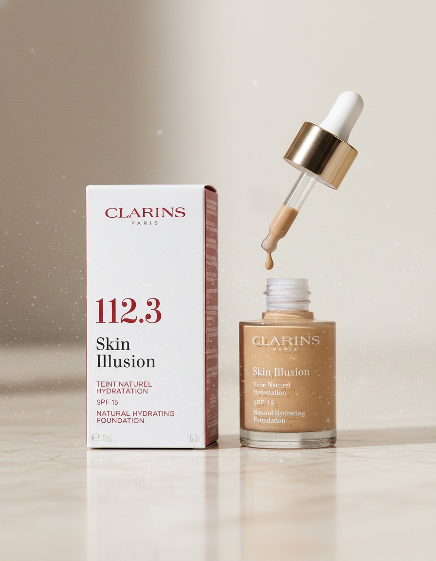 Clarins SKIN ILLUSION SPF15 #112.3 N 30 ml - Afbeelding 2