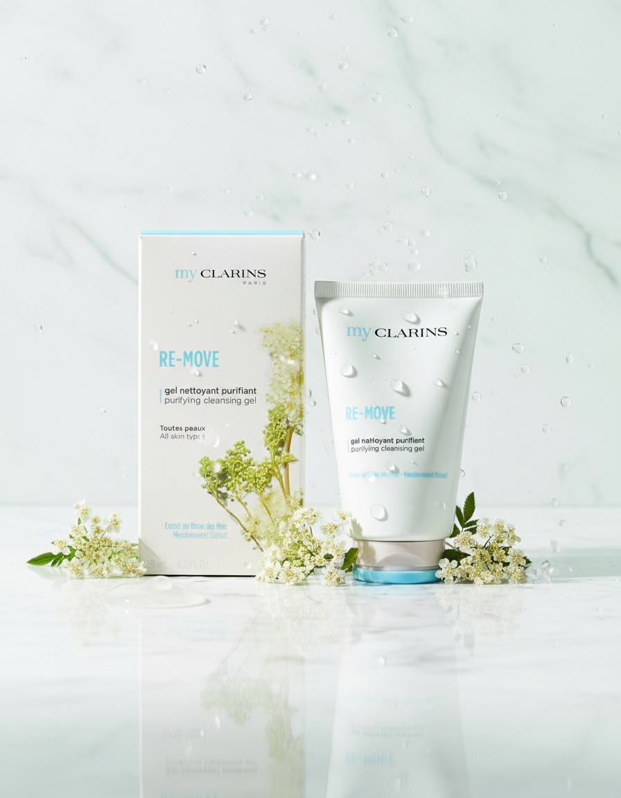 MY CLARINS RE-MOVE purifying cleansing gel 125 ml - Afbeelding 2